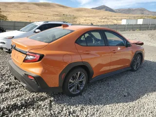 2023 Subaru WRX with VIN JF1VBAA61P9817482, listed as a Copart auction lot 74852794 with 6,127 mi miles and Salvage title. Bid and sale history available at DreamBid. Image 3.