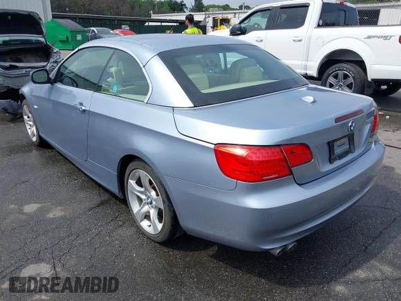 2011 BMW 3 Series 328i with VIN WBADW7C59BE443637, listed as a IAAI auction lot 42628837 with 34,328 mi miles and . Bid and sale history available at DreamBid. Image 3.