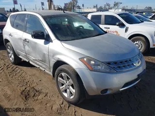 2006 Nissan Murano SL with VIN JN8AZ08W06W517392, listed as a IAAI auction lot 41419047 with 131,906 mi miles. Bid and sale history available at carsss.com. Image 1.