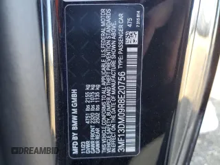 2024 BMW M2 with VIN 3MF13DM09R8E20756, listed as a Copart auction lot 79645994 with 5,207 mi miles and Salvage Title. Bid and sale history available at carsss.com. Image 14.