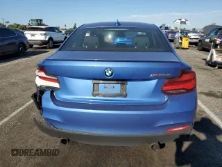 2020 BMW 2 Series M240i with VIN WBA2J5C03L7F84565, listed as a Copart auction lot 70721044 with 26,042 mi miles and Salvage Title. Bid and sale history available at carsss.com. Image 6.
