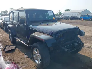2014 Jeep Wrangler Unlimited Sahara с VIN 1C4BJWEG6EL217945, выставлен на аукционе IAAI как лот 42388477 с пробегом 61 739 миль миль и . История ставок и продаж доступна на DreamBid. Изображение 1.