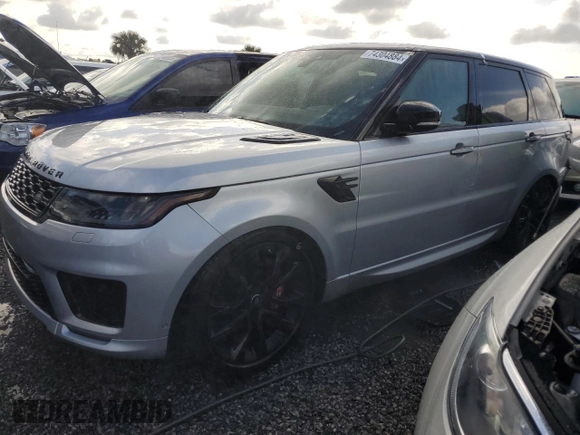 2022 Land Rover Range Rover Sport HST with VIN SALWS2RU3NA235380, listed as a Copart auction lot 74304884 with 16,242 mi miles and Non repairable. Bid and sale history available at DreamBid. Image 1.
