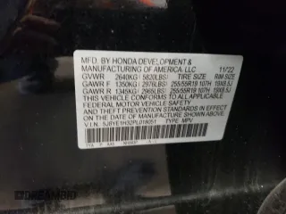 2023 Acura MDX with VIN 5J8YE1H32PL018051, listed as a Copart auction lot 47183955 with 18,943 mi miles and Salvage Title. Bid and sale history available at carsss.com. Image 13.