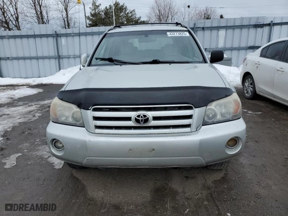 2006 Toyota Highlander with VIN JTEHP21A360144728, listed as a Copart auction lot 43273825 with 313,349 mi miles and Salvage Title. Bid and sale history available at carsss.com. Image 5.