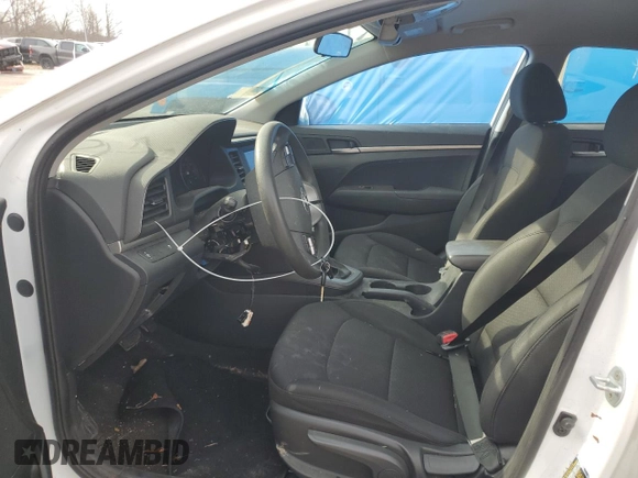 2019 Hyundai Elantra SE with VIN 5NPD74LF5KH490624, listed as a Copart auction lot 81681674 with 96,569 mi miles and Clean Title. Bid and sale history available at DreamBid. Image 7.