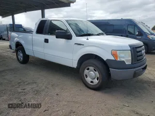 2009 Ford F-150 STX with VIN 1FTRX12W49FA84442, listed as a Copart auction lot 51333485 with 143,529 mi miles and Clean Title. Bid and sale history available at carsss.com. Image 4.