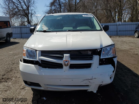 2010 Dodge Grand Caravan SE with VIN 2D4RN4DE3AR169395, listed as a Copart auction lot 51493945 with 166,711 mi miles and Salvage Title. Bid and sale history available at carsss.com. Image 5.