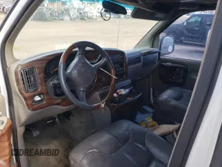 2000 GMC Savana with VIN 1GDFG15RXY1219889, listed as a Copart auction lot 76055684 with 129,427 mi miles and Salvage Title. Bid and sale history available at carsss.com. Image 8.
