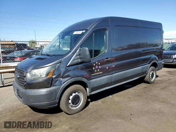2016 Ford Transit Cargo with VIN 1FTYR2CG4GKA83525, listed as a Copart auction lot 71000404 with 75,150 mi miles and Salvage title. Bid and sale history available at DreamBid. Image 1.