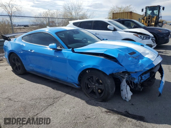 2022 Ford Mustang EcoBoost with VIN 1FA6P8TH0N5132584, listed as a Copart auction lot 45401895 with 14,658 mi miles and Salvage Title. Bid and sale history available at carsss.com. Image 4.