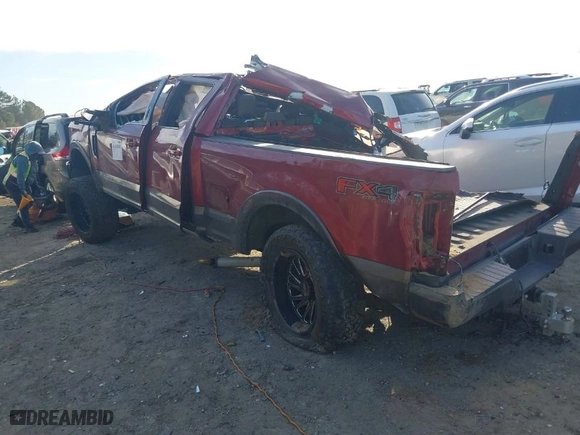 2017 Ford Super Duty F-250 SRW Lariat with VIN 1FT7W2BT8HED66108, listed as a IAAI auction lot 41454782 with 1 mi miles. Bid and sale history available at carsss.com. Image 3.