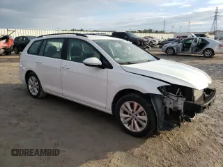 2019 Volkswagen Golf SportWagen S with VIN 3VW117AU4KM510182, listed as a Copart auction lot 76005793 with 43,897 mi miles. Bid and sale history available at carsss.com. Image 4.