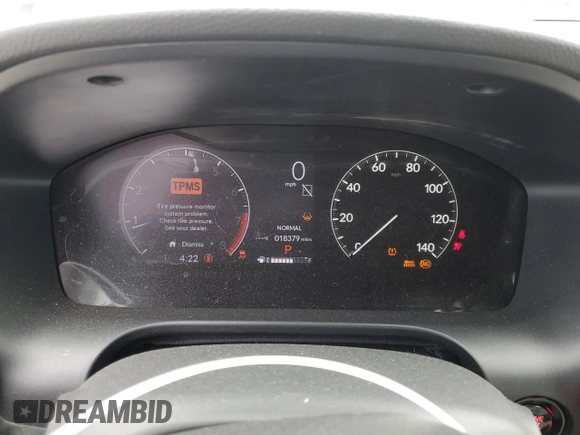 2023 Honda HR-V LX with VIN 3CZRZ2H34PM742443, listed as a Copart auction lot 56149665 with 18,379 mi miles and Salvage title. Bid and sale history available at DreamBid. Image 9.