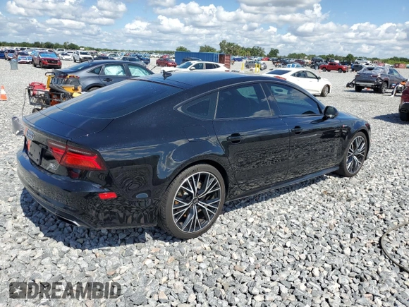 2018 Audi A7 z VIN WAU23BFC5JN012420, wystawiony jako Copart lot #55344395 z przebiegiem 98 024 mil mil oraz Szkody całkowita. Historia ofert i sprzedaży dostępna na DreamBid. Obrazek 3.