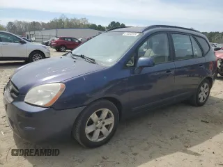 2007 Kia Rondo LX with VIN KNAFG525577051391, listed as a Copart auction lot 51004855 with 124,789 mi miles and Clean Title. Bid and sale history available at carsss.com. Image 1.