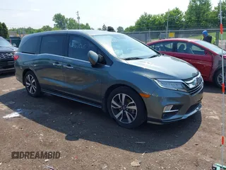 2019 Honda Odyssey Elite z VIN 5FNRL6H97KB094676, wystawiony jako IAAI lot #42467065 z przebiegiem 66 319 mil mil oraz . Historia ofert i sprzedaży dostępna na DreamBid. Obrazek 1.