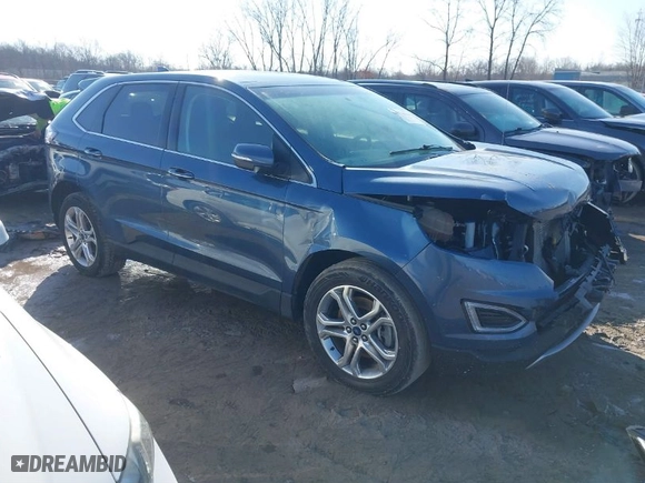 2018 Ford Edge Titanium with VIN 2FMPK4K90JBC39944, listed as a IAAI auction lot 41716036 with 87,675 mi miles. Bid and sale history available at carsss.com. Image 1.