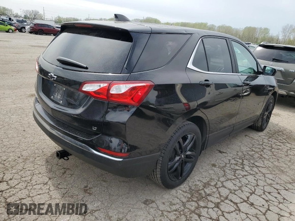 2021 Chevrolet Equinox LT with VIN 2GNAXKEV6M6110460, listed as a Copart auction lot 49271064 with 65,618 mi miles and Salvage Title. Bid and sale history available at DreamBid. Image 3.