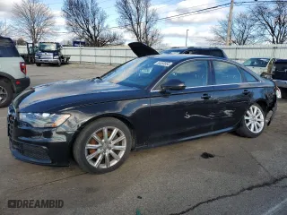 2014 Audi A6 3.0L TDI Prestige with VIN WAUHMAFC1EN011823, listed as a Copart auction lot 84558854 with 131,283 mi miles and Salvage Title. Bid and sale history available at carsss.com. Image 1.
