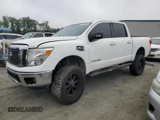 2017 Nissan Titan SV with VIN 1N6AA1EJ3HN537224, listed as a Copart auction lot 58540475 with 188,625 mi miles and Salvage title. Bid and sale history available at DreamBid. Image 1.