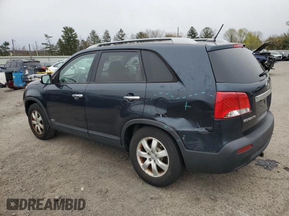 2012 Kia Sorento LX with VIN 5XYKTDA61CG282416, listed as a Copart auction lot 52176305 with 155,631 mi miles and Salvage Title. Bid and sale history available at DreamBid. Image 2.