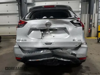 2019 Nissan Rogue SL with VIN 5N1AT2MV2KC827153, listed as a Copart auction lot 52805195 with 67,101 mi miles and Salvage Title. Bid and sale history available at carsss.com. Image 6.