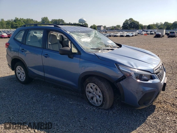 2021 Subaru Forester with VIN JF2SKADC0MH584163, listed as a Copart auction lot 62375425 with 58,286 mi miles and Salvage title. Bid and sale history available at DreamBid. Image 4.