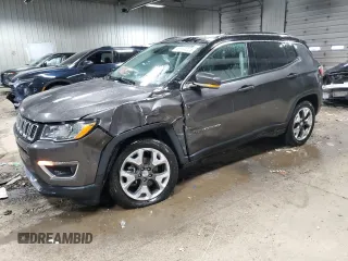 2018 Jeep Compass Limited с VIN 3C4NJDCB8JT454542, выставлен на аукционе Copart как лот 51874225 с пробегом 71 681 миль миль и На запчасти • Non repairable. История ставок и продаж доступна на DreamBid. Изображение 1.