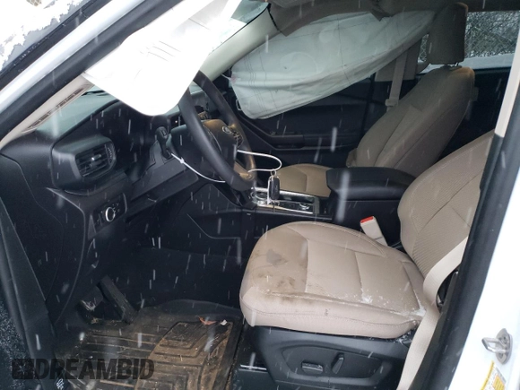 2023 Ford Explorer with VIN 1FMSK8BH8PGB85657, listed as a Copart auction lot 83587504 with 60,332 mi miles and Salvage title. Bid and sale history available at DreamBid. Image 7.