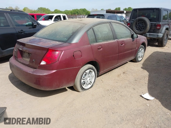 2003 Saturn ION with VIN 1G8AJ52FX3Z130085, listed as a IAAI auction lot 42036315 with 43,991 mi miles. Bid and sale history available at carsss.com. Image 4.