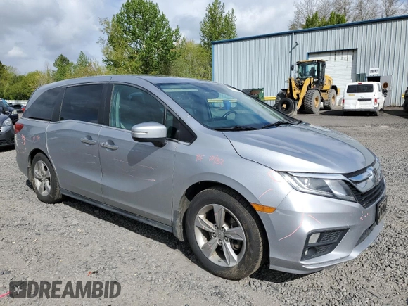 2018 Honda Odyssey EX-L z VIN 5FNRL6H72JB099281, wystawiony jako Copart lot #53515425 z przebiegiem 137 493 mil mil oraz Szkoda całkowita • Salvage title. Historia ofert i sprzedaży dostępna na DreamBid. Obrazek 4.