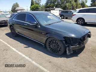 2017 Mercedes-Benz S 550 with VIN WDDUG8CB2HA308176, listed as a Copart auction lot 65225694 with Not Provided miles and Salvage Title. Bid and sale history available at carsss.com. Image 4.