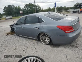 2015 Hyundai Equus Ultimate z VIN KMHGH4JH4FU096943, wystawiony jako Copart lot #70185544 z przebiegiem 98 074 mil mil oraz Szkoda całkowita • Salvage title. Historia ofert i sprzedaży dostępna na DreamBid. Obrazek 2.