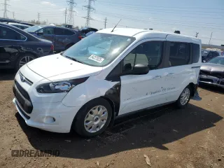 2015 Ford Transit Connect XLT with VIN NM0AS8F77F1210452, listed as a Copart auction lot 54227625 with 80,415 mi miles and Salvage title. Bid and sale history available at DreamBid. Image 1.