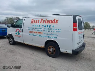 2006 Chevrolet Express Cargo Van with VIN 1GCFG15X661200384, listed as a IAAI auction lot 39232859 with 131,530 mi miles. Bid and sale history available at carsss.com. Image 3.