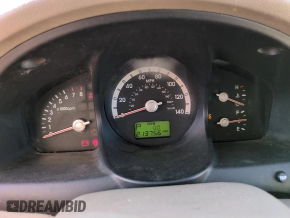2006 Kia Sportage LX with VIN KNDJF723067287908, listed as a Copart auction lot 75519934 with 213,756 mi miles and Non Repairable. Bid and sale history available at DreamBid. Image 9.
