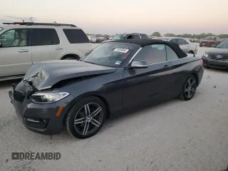 2017 BMW 2 Series with VIN WBA2M9C52HV717410, listed as a Copart auction lot 74359004 with 78,167 mi miles and Salvage title. Bid and sale history available at DreamBid. Image 1.