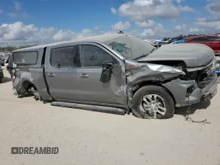 2023 Chevrolet Silverado 1500 LT with VIN 1GCUDDED9PZ218985, listed as a Copart auction lot 76994364 with 24,621 mi miles and Salvage Title. Bid and sale history available at carsss.com. Image 4.
