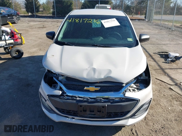 2020 Chevrolet Spark LS with VIN KL8CB6SA6LC452918, listed as a IAAI auction lot 41817216 with 96,360 mi miles and . Bid and sale history available at DreamBid. Image 13.