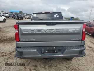 2020 Chevrolet Silverado 1500 Custom with VIN 3GCPWBEK7LG374754, listed as a Copart auction lot 79290414 with 100,469 mi miles and Clean Title. Bid and sale history available at carsss.com. Image 6.