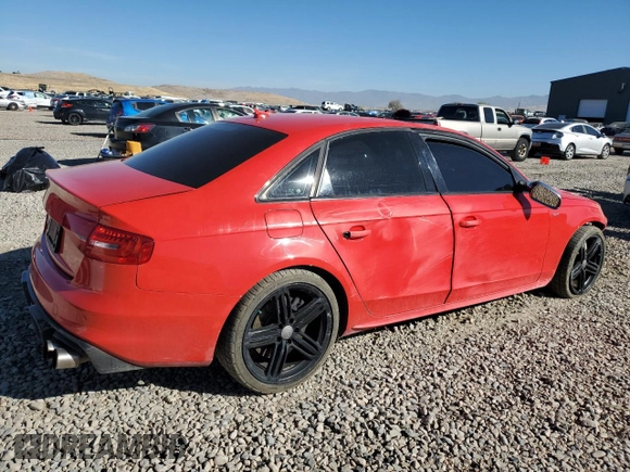 2014 Audi S4 Premium Plus with VIN WAUBGAFL0EA079776, listed as a Copart auction lot 76473314 with 71,656 mi miles and Salvage Title. Bid and sale history available at carsss.com. Image 3.