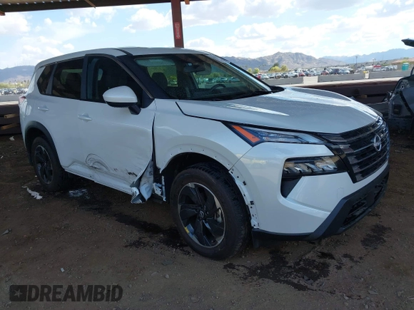 2024 Nissan Rogue SV with VIN JN8BT3BA8RW362468, listed as a IAAI auction lot 41969257 with 5,311 mi miles and . Bid and sale history available at carsss.com. Image 1.