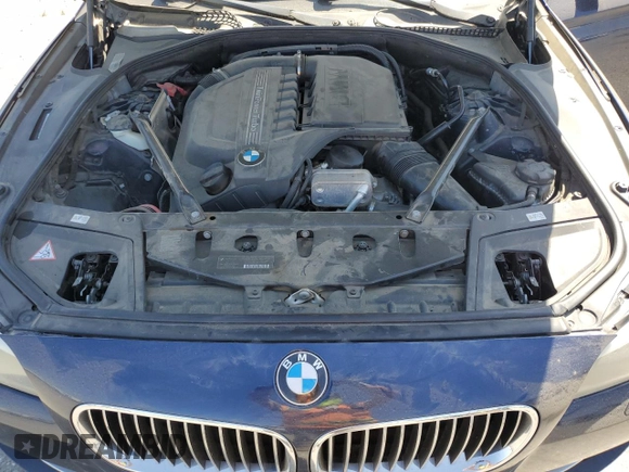 2013 BMW 5 Series 535i with VIN WBAFR7C56DC827227, listed as a Copart auction lot 50571785 with 104,128 mi miles and Clean Title. Bid and sale history available at DreamBid. Image 11.