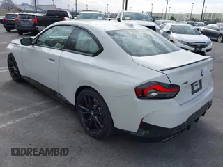 2024 BMW 2 Series M240i xDrive with VIN 3MW53CM04R8D89329, listed as a IAAI auction lot 41417736 with 2,849 mi miles. Bid and sale history available at carsss.com. Image 3.