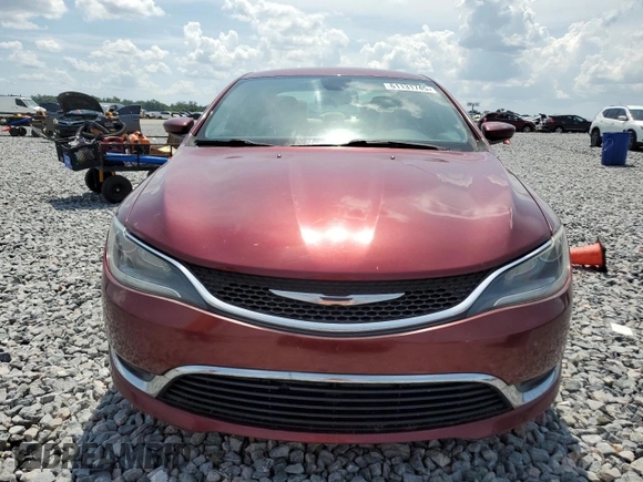 2015 Chrysler 200 Limited with VIN 1C3CCCABXFN676977, listed as a Copart auction lot 61131745 with 99,900 mi miles and Salvage title. Bid and sale history available at DreamBid. Image 5.