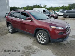 2018 Jeep Cherokee Latitude with VIN 1C4PJLCB5JD605782, listed as a Copart auction lot 51255005 with 56,077 mi miles and Salvage Title. Bid and sale history available at carsss.com. Image 4.