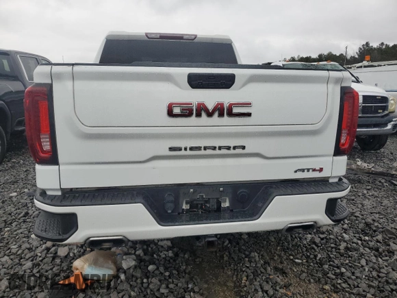 2021 GMC Sierra 1500 AT4 with VIN 3GTP9EEL6MG477831, listed as a Copart auction lot 89175315 with 91,342 mi miles and Salvage Title. Bid and sale history available at carsss.com. Image 6.