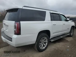 2017 GMC Yukon XL SLE with VIN 1GKS2FKC2HR215016, listed as a Copart auction lot 49651765 with 144,603 mi miles and Salvage Title. Bid and sale history available at carsss.com. Image 3.