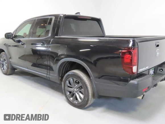 2023 Honda Ridgeline Sport with VIN 5FPYK3F13PB068889, listed as a Copart auction lot 58864005 with 19,879 mi miles and Salvage title. Bid and sale history available at DreamBid. Image 3.